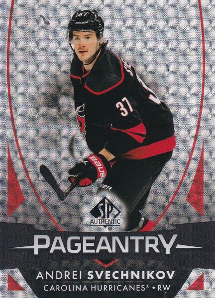 insert karta ANDREI SVECHNIKOV 23-24 SP Authentic Pageantry číslo P-3